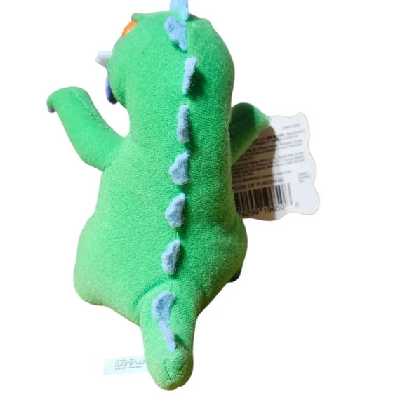 1997 Mattel Nickelodeon Rugrats Reptar 5" Toon Team Stuffed Animal Plush - Picture 4 of 5